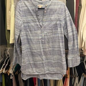 Merona Blue Striped Shirt